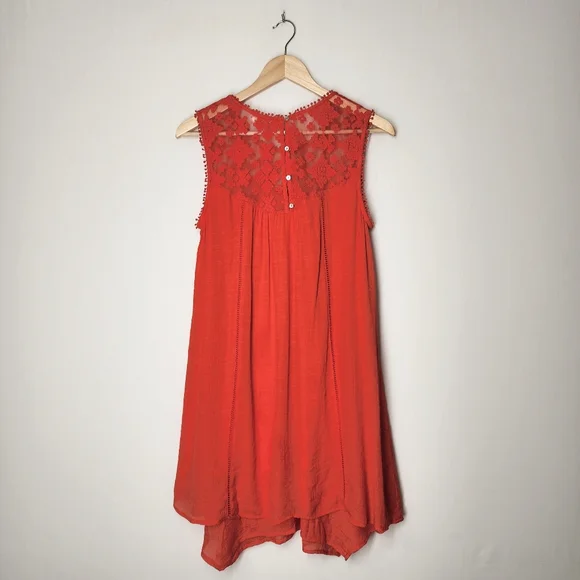 John Paul Richard Midi Flowy Dress with Lace Detail  Size Small - Picture 7 of 8